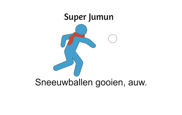 Sneeuwballen gooien, auw. Super Jumun Spiegel-Express Sneeuwballen gooien, auw. Super Jumun Spiegel-Express